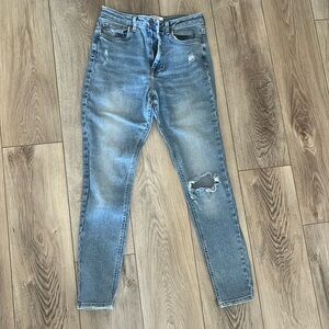 Forever 21 ankle high waisted skinny jeans size 26